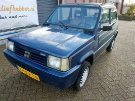 Fiat panda 1000 1992 blauw, open dak (2)